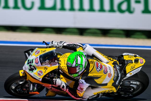 MOTORSPORTS - Superbike - Pirelli Emilia Romagna Round Photo by IPA ABACAPRESS.COM85610415 - Lorenzo Baldassarri (ITA) of the Ducati Panigale V4R Team Goeleven during the Pirelli Emilia Romagna Round of the World Superbike (SBK) championship in Italy, June 12, 2026 Italy Italy  Copyright: xIPAxSport ABACAx