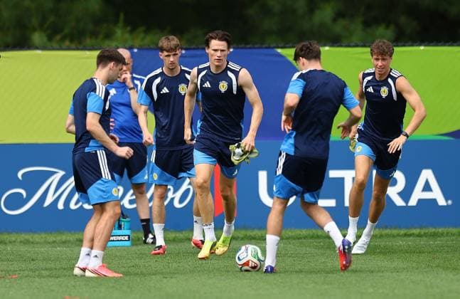 Scott McTominay of Scotland Scotland Training Session, 2026 FIFA World Cup, WM, Weltmeisterschaft, Fussball Football, Revolution Training Centre, Foxborough, Massachusetts, USA - 12 Jun 2026Foxborough Revolution Training Centre Massachusetts (MA) United States of America EDITORIAL USE ONLY No use with unauthorised audio, video, data, fixture lists, club league logos or live services. Online in-match use limited to 120 images, no video emulation. No use in betting, games or single club league player publications.  Copyright: xMichaelxZemanek Shutterstockx 16919994o