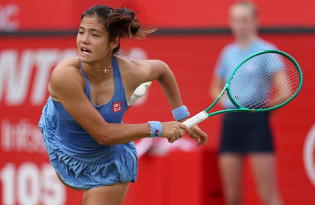 Emma Raducanu of GB in action HSBC Queen s Club Championships, Day Seven, Tennis, Queen s Club, West Kensington, London, UK - 12 Jun 2026London Queen s Club United Kingdom  Copyright: xEllaxLing Shutterstockx 16920003co