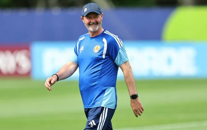 Steve Clarke head coach of Scotland Scotland Training Session, 2026 FIFA World Cup, WM, Weltmeisterschaft, Fussball Football, Revolution Training Centre, Foxborough, Massachusetts, USA - 12 Jun 2026Foxborough Revolution Training Centre Massachusetts (MA) United States of America EDITORIAL USE ONLY No use with unauthorised audio, video, data, fixture lists, club league logos or live services. Online in-match use limited to 120 images, no video emulation. No use in betting, games or single club league player publications.  Copyright: xMichaelxZemanek Shutterstockx 16919994ah
