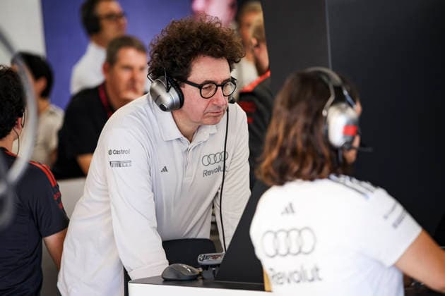 F1 - BARCELONA-CATALUNYA GRAND PRIX 2026 BINOTTO Mattia (ita), Team Principal of Audi F1 Team, portrait during the Formula 1 Barcelona-Catalunya Grand Prix 2026, 7th round of the 2026 Formula One World Championship, WM, Weltmeisterschaft from June 12 to 14, 2026 on the Circuit de Barcelona-Catalunya, in Montmelo, Spain - MontmeloSpain  Copyright: xXavixBonillax