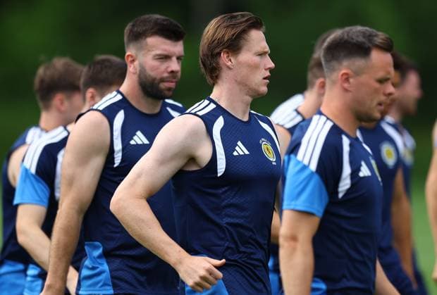 Scott McTominay of Scotland Scotland Training Session, 2026 FIFA World Cup, WM, Weltmeisterschaft, Fussball Football, Revolution Training Centre, Foxborough, Massachusetts, USA - 12 Jun 2026Foxborough Revolution Training Centre Massachusetts (MA) United States of America EDITORIAL USE ONLY No use with unauthorised audio, video, data, fixture lists, club league logos or live services. Online in-match use limited to 120 images, no video emulation. No use in betting, games or single club league player publications.  Copyright: xMichaelxZemanek Shutterstockx 16919994au