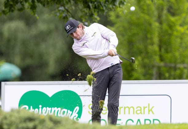 GOLF - Interwetten Open HAUS,AUSTRIA,12.JUN.26 - GOLF - HotelPlanner Tour, Interwetten Open, Golfclub Schladming. Image shows Logan Perkins (USA).  GEPAxpictures xHaraldxSteiner