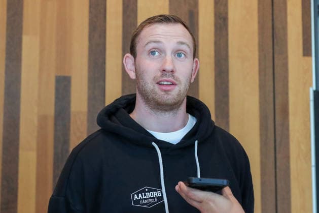 12.06.2026, xgox, Handball - EHF Champions League Media Day - und Abschlusstraining emspor, v.l. Sander Sagosen (Aalborg, 5) Koeln