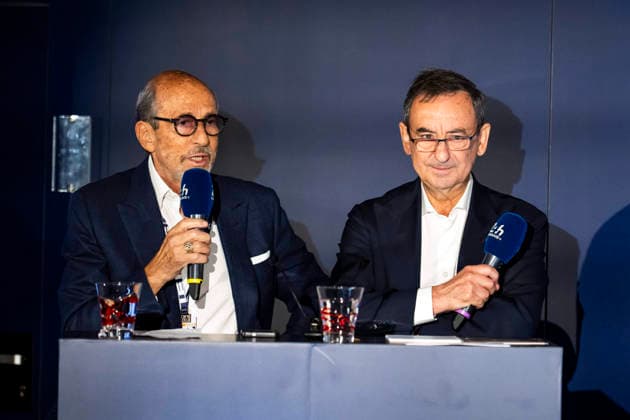 24 HEURES DU MANS 2026 - FRIDAY MILLE Richard (fra), PrÃ sident ot the FIA Endurance Commission, portrait, FILLON Pierre (fra), President of ACO, portrait during the 24 Hours of Le Mans 2026, 4th round of the 2026 FIA World Endurance Championship, on June 12, 2026 on the Circuit des 24 Heures du Mans in Le Mans, France - Le MansFrance  Copyright: xFabrizioxBoldonix