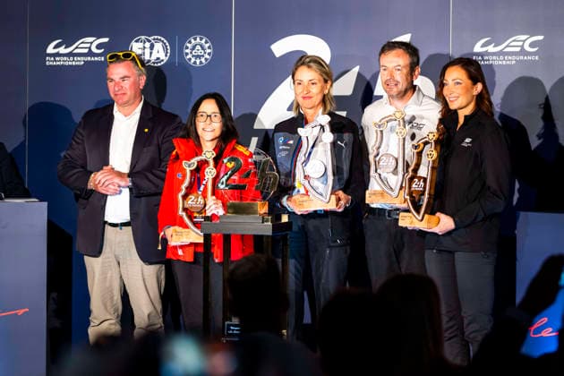 24 HEURES DU MANS 2026 - FRIDAY HEGER Felix, CEO of DHL Ferrari AF Corse, BMW M Team WRT, TDS Racing, Cadillac Hertz Team Jota representatives during the 24 Hours of Le Mans 2026, 4th round of the 2026 FIA World Endurance Championship, on June 12, 2026 on the Circuit des 24 Heures du Mans in Le Mans, France - Le MansFrance  Copyright: xFabrizioxBoldonix