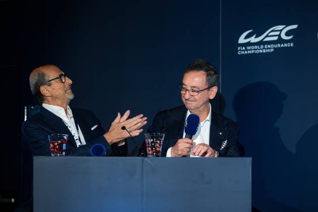 24 HEURES DU MANS 2026 - FRIDAY MILLE Richard (fra), PrÃ sident ot the FIA Endurance Commission, portrait FILLON Pierre (fra), President of ACO, portrait at the ACO press conference, PK, Pressekonferenz during the 24 Hours of Le Mans 2026, 4th round of the 2026 FIA World Endurance Championship, on June 12, 2026 on the Circuit des 24 Heures du Mans in Le Mans, France -  Copyright: xGERMAINxHAZARDx