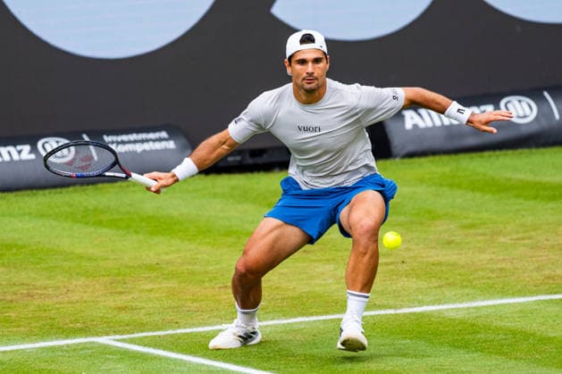Stuttgart, GERMANY - June 12: Marcos Giron (USA) during the Singles Match between Ben Shelton (USA) vs. Marcos Giron (USA) at BOSS OPEN 2026, Tennisanlage Weissenhof on June 12, 2026 in Stuttgart, Germany. Baden-Württemberg Germany Copyright: xTimoxSteinx