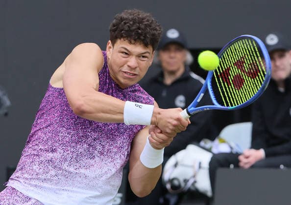 12.06.2026, Boss Open 2026, ATP, Tennis Herren Tour 250 Stuttgart, TTC Weissenhof, Tennis, im Bild: Ben Shelton (USA)