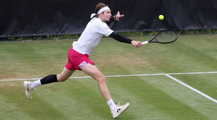 Stuttgart , Tennis , BOSS Open , Alexander Bublik (KAZ)