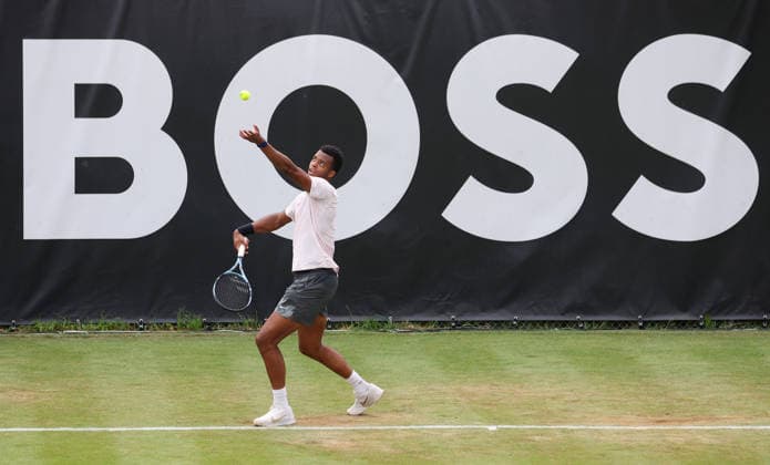 Stuttgart , Tennis , BOSS Open , Giovanni Mpetshi Perricard (FRA)