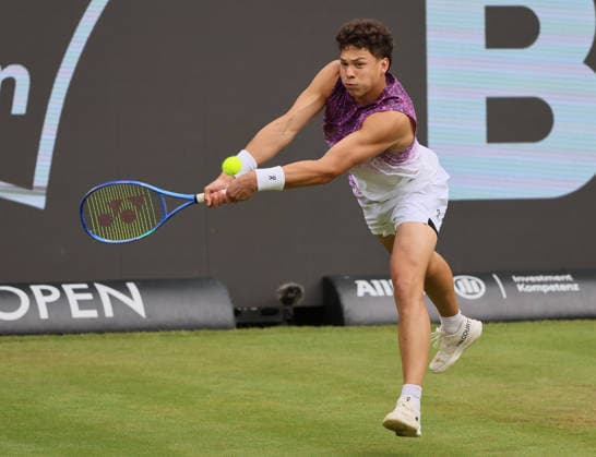 12.06.2026, Boss Open 2026, ATP, Tennis Herren Tour 250 Stuttgart, TTC Weissenhof, Tennis, im Bild: Ben Shelton (USA)