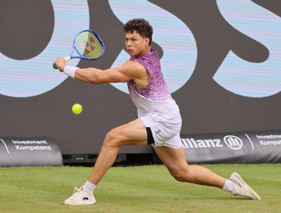 12.06.2026, Boss Open 2026, ATP, Tennis Herren Tour 250 Stuttgart, TTC Weissenhof, Tennis, im Bild: Ben Shelton (USA)