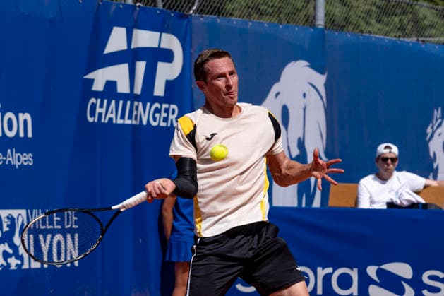 TENNIS : Open Sopra Steria - Lyon Villeurbanne 12 06 2026 Le belge Kimmer COPPEJANS affronte Daniel Elahi GALAN en 1 4 de finale du tournoi de tennis ATP, Tennis Herren Challenger Tour, Open Sopra Steria Ã Lyon-Villeurbanne, le 12 06 2026. Photo Sandrine Thesillat PsNewZ  Copyright: xSandrinexTHESILLATx