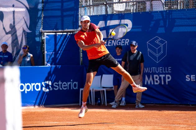 TENNIS : Open Sopra Steria - Lyon Villeurbanne 12 06 2026 Le colombien Daniel Elahi GALAN affronte le belge Kimmer COPPEJANS en 1 4 de finale du tournoi de tennis ATP, Tennis Herren Challenger Tour, Open Sopra Steria Ã Lyon-Villeurbanne, le 12 06 2026. Photo Sandrine Thesillat PsNewZ  Copyright: xSandrinexTHESILLATx