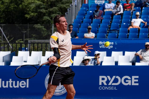 TENNIS : Open Sopra Steria - Lyon Villeurbanne 12 06 2026 Le belge Kimmer COPPEJANS affronte Daniel Elahi GALAN en 1 4 de finale du tournoi de tennis ATP, Tennis Herren Challenger Tour, Open Sopra Steria Ã Lyon-Villeurbanne, le 12 06 2026. Photo Sandrine Thesillat PsNewZ  Copyright: xSandrinexTHESILLATx
