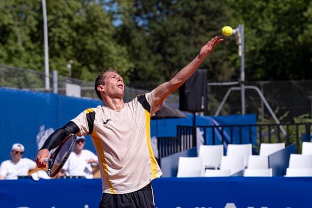 TENNIS : Open Sopra Steria - Lyon Villeurbanne 12 06 2026 Le belge Kimmer COPPEJANS affronte Daniel Elahi GALAN en 1 4 de finale du tournoi de tennis ATP, Tennis Herren Challenger Tour, Open Sopra Steria Ã Lyon-Villeurbanne, le 12 06 2026. Photo Sandrine Thesillat PsNewZ  Copyright: xSandrinexTHESILLATx