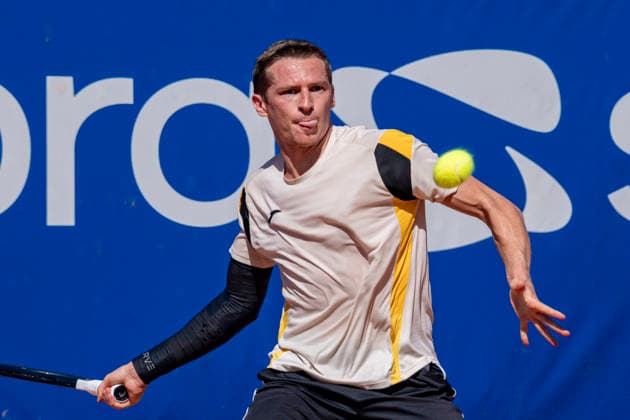 TENNIS : Open Sopra Steria - Lyon Villeurbanne 12 06 2026 Le belge Kimmer COPPEJANS affronte Daniel Elahi GALAN en 1 4 de finale du tournoi de tennis ATP, Tennis Herren Challenger Tour, Open Sopra Steria Ã Lyon-Villeurbanne, le 12 06 2026. Photo Sandrine Thesillat PsNewZ  Copyright: xSandrinexTHESILLATx