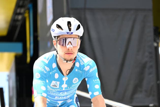 Tour Auvergne - Rhone-Alpes 2026 Stage 6 Groupama-FDJ United s French rider CleÌment Braz Afonso during the 6th stage of the Tour Auvergne-Rhone-Alpes cycling race , 182,3km between Saint-Vulbas and Crest-Voland in the French Alps on June 12, 2026. SAINT VULBASFrance  Copyright: xMouradxAllilix