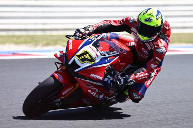 IPA85612553 - Ryan Vickers (ITA) on a Ducati Panigale V4R for Motocorsa Racing during the FIM Superbike World Championship, WM, Weltmeisterschaft Pirelli Emilia Romagna Round at the Misano World Circuit Marco Simoncelli, Misano Adriatico, Italy on June 12, 2026 during the Pirelli Emilia Romagna Round, World Superbike (SBK) race in Italy, Italy, June 12, 2026  Copyright: xValerioxOrigo IPAxSportx xx 85612553