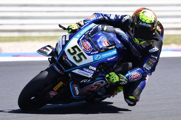 IPA85612627 - Andrea Locatelli (ITA) Yamaha YZF R1, Pata Maxus Yamaha during the FIM Superbike World Championship, WM, Weltmeisterschaft Pirelli Emilia Romagna Round at the Misano World Circuit Marco Simoncelli, Misano Adriatico, Italy on June 12, 2026 during the Pirelli Emilia Romagna Round, World Superbike (SBK) race in Italy, Italy, June 12, 2026  Copyright: xValerioxOrigo IPAxSportx xx 85612627