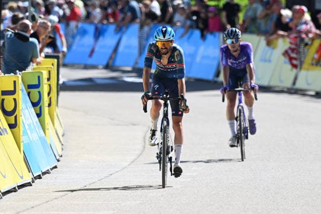 12-06-2026 Tour Auvergne - Rhone Alpes; Tappa 06 Saint Vulbas - Crest Voland; 2026, Soudal - Quick Step; Paret Peintre, Valentin; Crest Voland; 