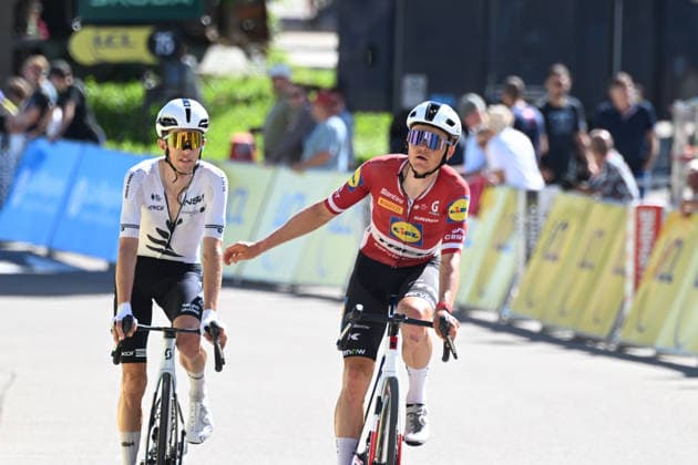 12-06-2026 Tour Auvergne - Rhone Alpes; Tappa 06 Saint Vulbas - Crest Voland; 2026, Lidl - Trek; 2026, Nsn; Skujins, Toms; Bennett, George; Crest Voland; 