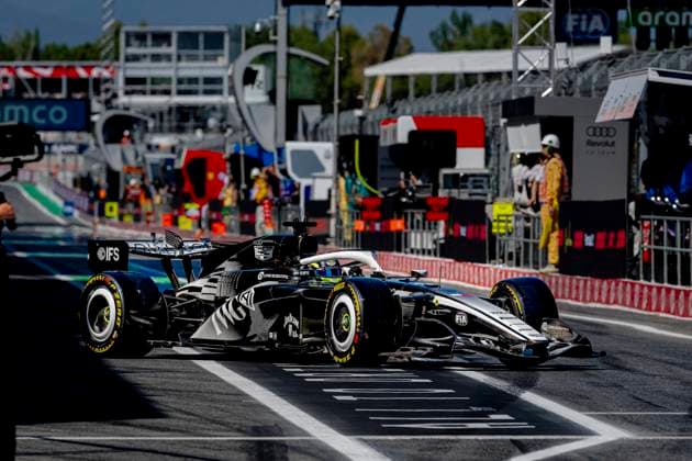 BARCELONA - Formula 1 driver Sergio Pï¿½rez of Cadillac Formula 1 Team during the Formula 1 Spain-Catalonia at the Circuit de Barcelona-Catalunya on June 12, 2026 in Barcelona, Spain. (Photo by DeFodi Images) -