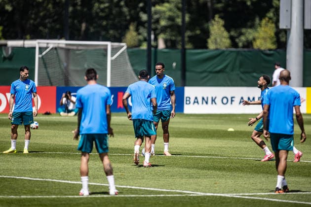 Treino da Seleção Brasileira NOVA JERSEY, NJ - 11.06.2028: TREINO DA SELEcaO BRASILEIRA - Gabriel Magalhaes during the last training session of the Brazilian national team, Nationalteam held at Columbia Park Training Facility, in Morristown, New Jersey, United States, this Friday (12), in preparation for the match against Morocco for the 2026 FIFA World Cup, WM, Weltmeisterschaft, Fussball (Photo: Danilo Fernandes Fotoarena) x2960567x  DaniloxFernandes