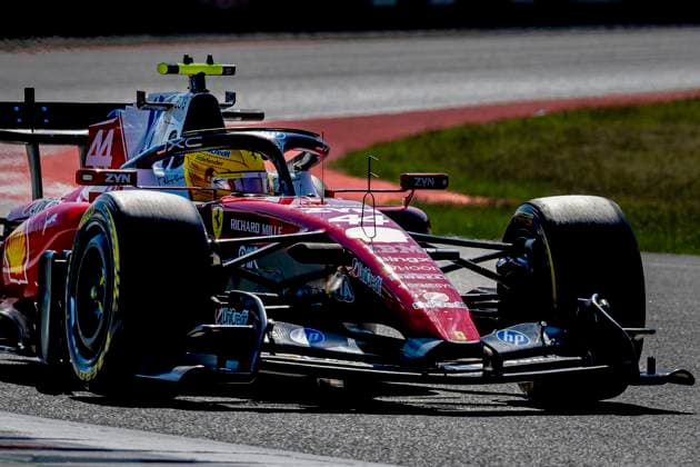 BARCELONA - Formula 1 driver Lewis Hamilton of Scuderia Ferrari HP during the Formula 1 Spain-Catalonia at the Circuit de Barcelona-Catalunya on June 12, 2026 in Barcelona, Spain. (Photo by DeFodi Images) -