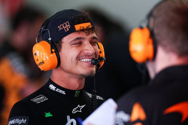Lando Norris of Great Britain and McLaren , Practice, F1 Grand Prix of Barcelona-Catalunya, am 12. June 2026 in Barcelona, Spain. (Foto von Diogo Cardoso DeFodi Images) Lando Norris of Great Britain and McLaren , Practice, F1 Grand Prix of Barcelona-Catalunya, Circuit de Barcelona-Catalunya on June 12, 2026 in Barcelona, Spain. (Photo by Diogo Cardoso DeFodi Images) -