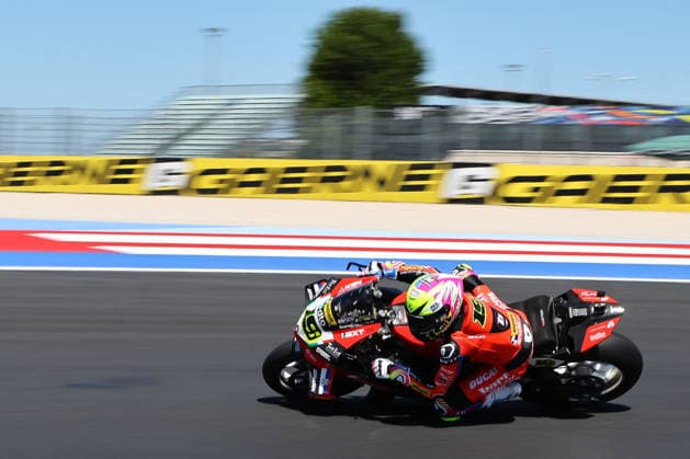 MOTORSPORTS - Superbike - Pirelli Emilia Romagna Round Photo by IPA ABACAPRESS.COM85612535 - Alvaro Bautista (ESP) on a Ducati Panigale V4R for the Barni Spark Racing Team during the FIM Superbike World Championship, WM, Weltmeisterschaft Pirelli Emilia Romagna Round at the Misano World Circuit Marco Simoncelli, Misano Adriatico, Italy on June 12, 2026 during the Pirelli Emilia Romagna Round, World Superbike (SBK) race in Italy, Italy, June 12, 2026 Italy Italy  Copyright: xIPAxSport ABACAx