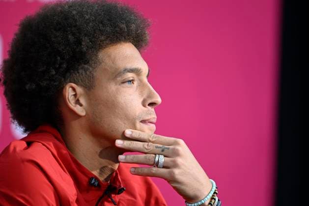 Belgian national football team - 2026 FIFA World Cup, WM, Weltmeisterschaft, Fussball - media activities 12 06 2026 RENTON, UNITED STATES OF AMERICA - JUNE 12 : Witsel Axel midfielder of Belgium pictured during a press conference, PK, Pressekonferenz at the training grounds of the Belgian national football team during the 2026 FIFA World Cup on June 12, 2026 in Renton, United States of America, 12 06 2026 Renton United States of America  Copyright: xNicoxVereeckenx