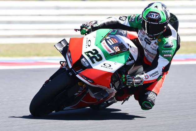 MOTORSPORTS - Superbike - Pirelli Emilia Romagna Round Photo by IPA ABACAPRESS.COM85612614 - Alex Lowes (GBR) Bimota KB998 Rimini, Bimota by Kawasaki Racing Team during the FIM Superbike World Championship, WM, Weltmeisterschaft Pirelli Emilia Romagna Round at the Misano World Circuit Marco Simoncelli, Misano Adriatico, Italy on June 12, 2026 during the Pirelli Emilia Romagna Round, World Superbike (SBK) race in Italy, Italy, June 12, 2026 Italy Italy  Copyright: xIPAxSport ABACAx