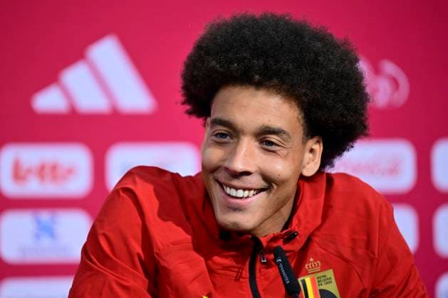 Belgian national football team - 2026 FIFA World Cup, WM, Weltmeisterschaft, Fussball - media activities 12 06 2026 RENTON, UNITED STATES OF AMERICA - JUNE 12 : Witsel Axel midfielder of Belgium pictured during a press conference, PK, Pressekonferenz at the training grounds of the Belgian national football team during the 2026 FIFA World Cup on June 12, 2026 in Renton, United States of America, 12 06 2026 Renton United States of America  Copyright: xJanxDexMeuleneirx