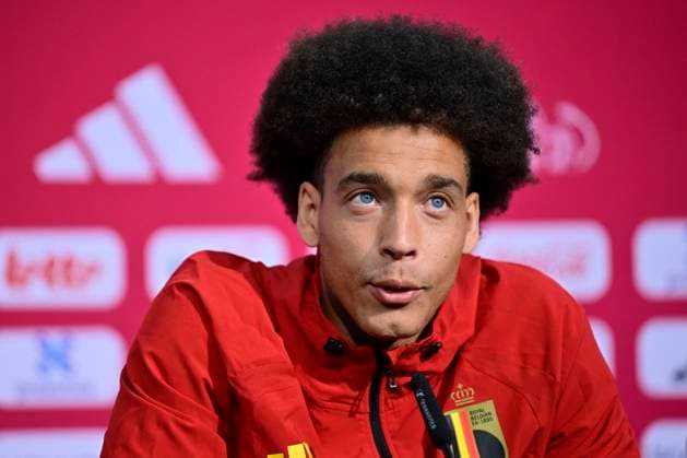 Belgian national football team - 2026 FIFA World Cup, WM, Weltmeisterschaft, Fussball - media activities 12 06 2026 RENTON, UNITED STATES OF AMERICA - JUNE 12 : Witsel Axel midfielder of Belgium pictured during a press conference, PK, Pressekonferenz at the training grounds of the Belgian national football team during the 2026 FIFA World Cup on June 12, 2026 in Renton, United States of America, 12 06 2026 Renton United States of America  Copyright: xJanxDexMeuleneirx