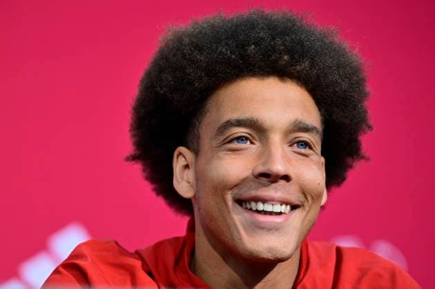 Belgian national football team - 2026 FIFA World Cup, WM, Weltmeisterschaft, Fussball - media activities 12 06 2026 RENTON, UNITED STATES OF AMERICA - JUNE 12 : Witsel Axel midfielder of Belgium pictured during a press conference, PK, Pressekonferenz at the training grounds of the Belgian national football team during the 2026 FIFA World Cup on June 12, 2026 in Renton, United States of America, 12 06 2026 Renton United States of America  Copyright: xJanxDexMeuleneirx