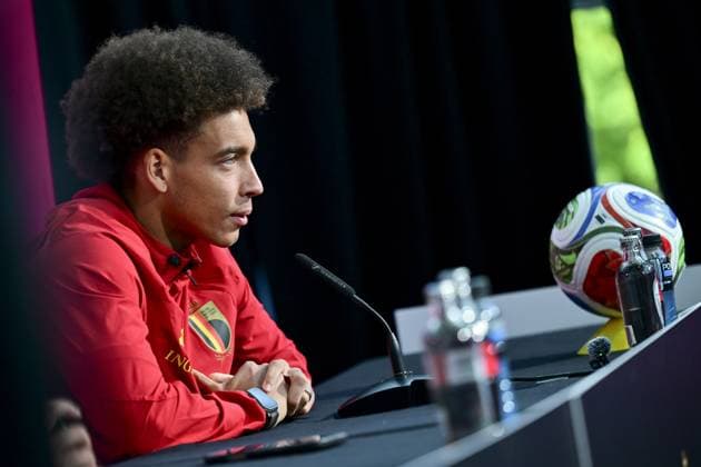 Belgium s Axel Witsel pictured during a press conference, PK, Pressekonferenz of Belgian national soccer team Red Devils in their base camp, home of the Seattle Sounders, Renton, Seattle, USA, on Friday 12 June 2026. The Red Devils prepare for the 2026 FIFA World Cup, WM, Weltmeisterschaft, Fussball DIRKxWAEM  x177373350x