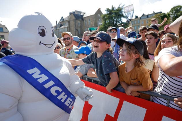 24 HEURES DU MANS 2026 - DRIVERS PARADE Bibendum portrait, during the Drivers Parade of the 24 Hours of Le Mans 2026, 3rd round of the 2026 FIA World Endurance Championship, on June 12, 2026 in Le Mans, France - Le MansFrance  Copyright: xFREDERICxLExFLOCxHx