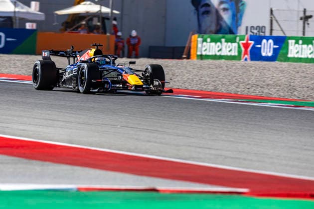 RECORD DATE NOT STATED 12th June 2026: Circuit de Barcelona-Catalunya, Barcelona, Spain; Formula One Barcelona Catalunya Grand Prix, Free Practice Day; Max Verstappen (3) of Netherlands and Oracle Red Bull Racing during free practice 2 StephenxBlackberry