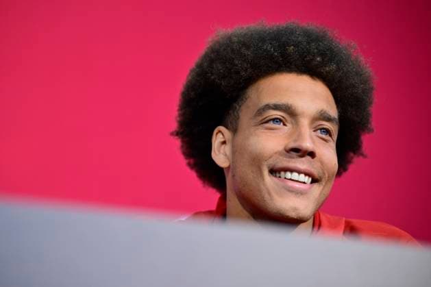 Belgian national football team - 2026 FIFA World Cup, WM, Weltmeisterschaft, Fussball - media activities 12 06 2026 RENTON, UNITED STATES OF AMERICA - JUNE 12 : Witsel Axel midfielder of Belgium pictured during a press conference, PK, Pressekonferenz at the training grounds of the Belgian national football team during the 2026 FIFA World Cup on June 12, 2026 in Renton, United States of America, 12 06 2026 Renton United States of America  Copyright: xJanxDexMeuleneirx