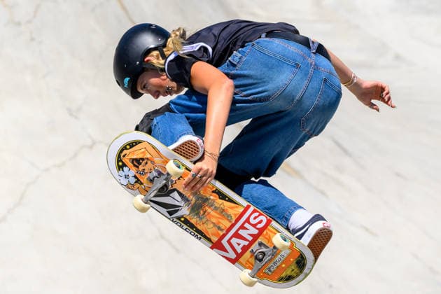 Lillian Erickson of United States of America competes in the quarter finals of the women s park skateboard World Cup at Ostia Park in Rome (Italy), June 12, 2026. andreaxstaccioli