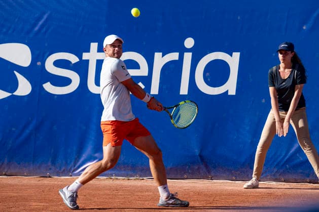 TENNIS : Open Sopra Steria - Lyon Villeurbanne 12 06 2026 ClÃ ment Tabur lors du tournoi de tennis ATP, Tennis Herren Challenger Tour, Open Sopra Steria Ã Lyon-Villeurbanne, le 12 06 2026. Photo Sandrine Thesillat PsNewZ  Copyright: xSandrinexTHESILLATx