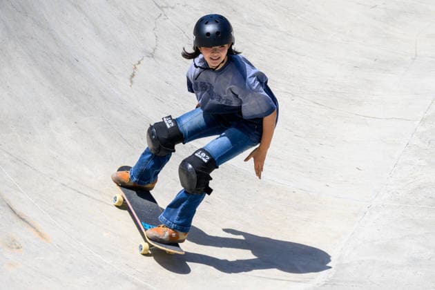 Mizuho Hasegawa of Japan competes in the quarter finals of the women s park skateboard World Cup at Ostia Park in Rome (Italy), June 12, 2026. andreaxstaccioli