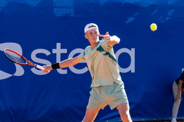 TENNIS : Open Sopra Steria - Lyon Villeurbanne 12 06 2026 FÃ lix Balshaw affronte ClÃ ment Tabur lors du tournoi de tennis ATP, Tennis Herren Challenger Tour, Open Sopra Steria Ã Lyon-Villeurbanne, le 12 06 2026. Photo Sandrine Thesillat PsNewZ  Copyright: xSandrinexTHESILLATx