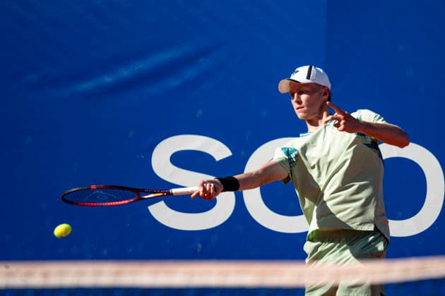 TENNIS : Open Sopra Steria - Lyon Villeurbanne 12 06 2026 FÃ lix Balshaw affronte ClÃ ment Tabur lors du tournoi de tennis ATP, Tennis Herren Challenger Tour, Open Sopra Steria Ã Lyon-Villeurbanne, le 12 06 2026. Photo Sandrine Thesillat PsNewZ  Copyright: xSandrinexTHESILLATx