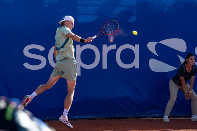 TENNIS : Open Sopra Steria - Lyon Villeurbanne 12 06 2026 FÃ lix Balshaw affronte ClÃ ment Tabur lors du tournoi de tennis ATP, Tennis Herren Challenger Tour, Open Sopra Steria Ã Lyon-Villeurbanne, le 12 06 2026. Photo Sandrine Thesillat PsNewZ  Copyright: xSandrinexTHESILLATx