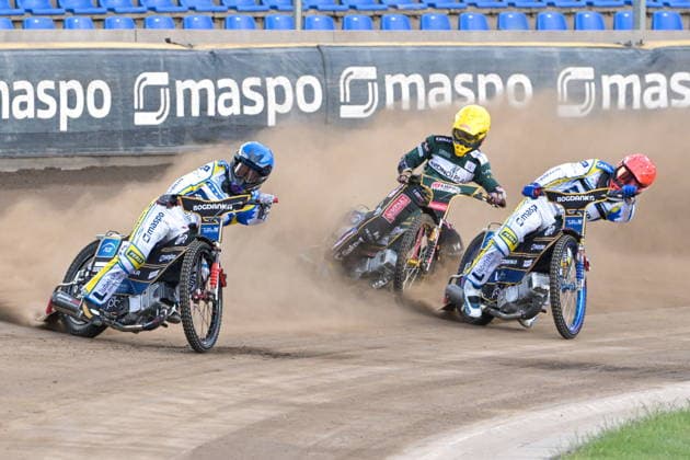 2026.06.12 Lublin Zuzel PGE Ekstraliga sezon 2026 Orlen Oil Motor Lublin - Krono Plast Wlokniarz Czestochowa N z Bartosz Banbor (N) Szymon Ludwiczak (Z) Bartosz Jaworski (C) Foto Wojciech Szubartowski PressFocus 2026.06.12 Lublin Speedway PGE Ekstraliga season 2026 Orlen Oil Motor Lublin - Krono Plast Wlokniarz Czestochowa Bartosz Banbor (N) Szymon Ludwiczak (Z) Bartosz Jaworski (C) Credit: Wojciech Szubartowski PressFocus NEWSPIX.PL --- newspix.pl 