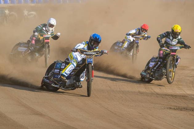 2026.06.12 Lublin Zuzel PGE Ekstraliga sezon 2026 Orlen Oil Motor Lublin - Krono Plast Wlokniarz Czestochowa N z Franciszek Karczewski (B) Bartosz Banbor (N) Sven Cerjak (C) Mads Hansen (Z) Foto Wojciech Szubartowski PressFocus 2026.06.12 Lublin Speedway PGE Ekstraliga season 2026 Orlen Oil Motor Lublin - Krono Plast Wlokniarz Czestochowa Franciszek Karczewski (B) Bartosz Banbor (N) Sven Cerjak (C) Mads Hansen (Z) Credit: Wojciech Szubartowski PressFocus NEWSPIX.PL --- newspix.pl 