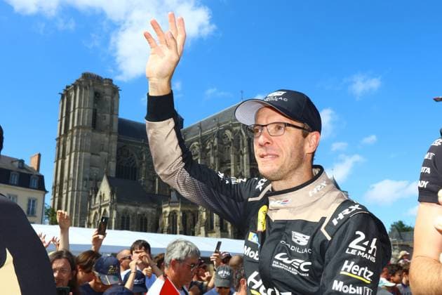 Automobile 24 Heures du Mans PHOTOPQR LE COURRIER PICARD Haslin ; Le Mans ; 12 06 2026 ; 12 05 26 Automobile 24 Heures du Mans - La grande parade des pilotes Sebastien Bourdais - Cadillac N°38 Photo Fred Haslin Le Mans, France, june 12th 2026 24 Hours of Le Mans - The grand parade of drivers Le Mans 72 France  Copyright: xPHOTOPQR LExCOURRIERxPICARD MAXPxHaslinx 20260612LCP6325 20260612LCP6325